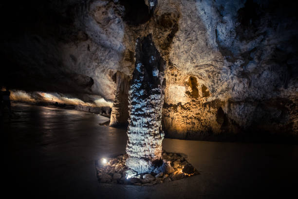 istock Giant stalagmite in a an underground cave 1359488517
