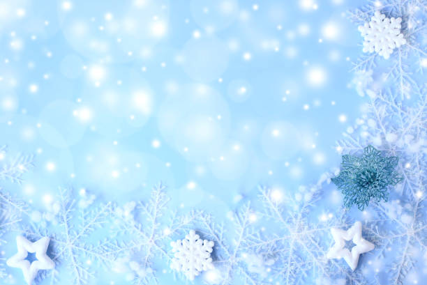 istock Christmas And Winter Background. Abstract Winter Background with Snowflakes 1359492881