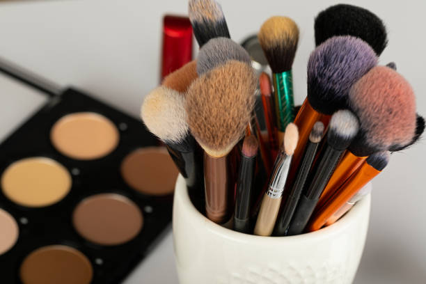 istock Make up products and accessories close up 1359493798