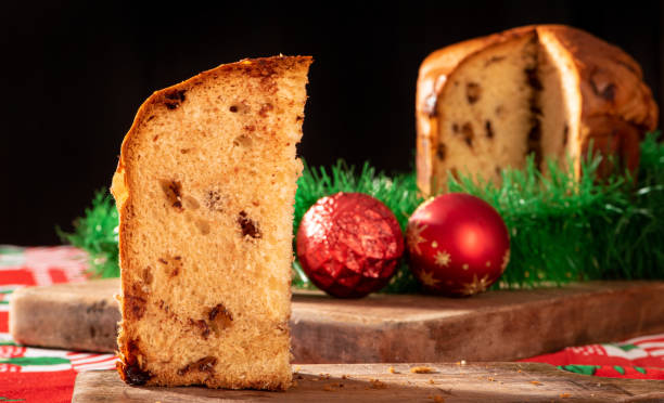 istock Chocotone, panettone with chocolate chips, photo as the product is in reality, selective focus. 1359497209
