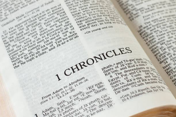 istock A close-up of 1 Chronicles open Holy Bible Book Old Testament Scripture 1359497814