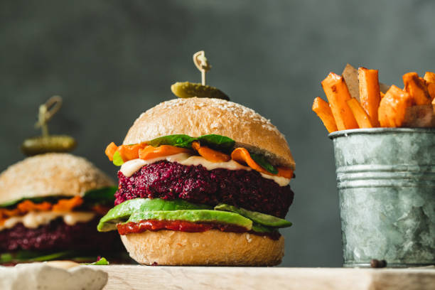 460+ Burger Sweet Potato Fries Stock Photos, Pictures & Royalty-Free