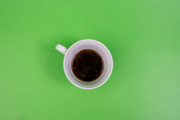 istock Cup of coffee Top View 1359508818