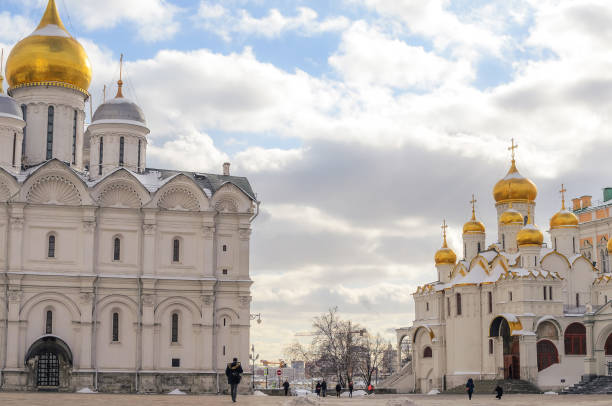 istock Moscow. Russia. Kremlin. cathedrals, Moscow cathedral 1359512566
