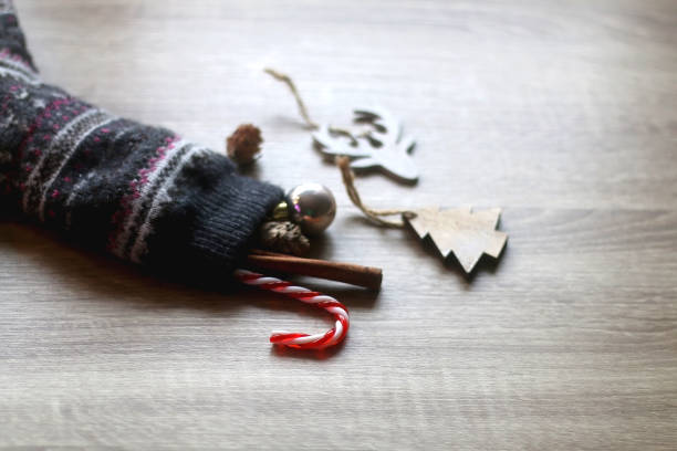 istock Stocking and Christmas Ornaments 1359521156