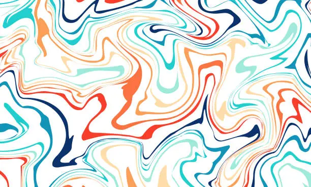 Vector illustration of Background Vector liquid abstract painted