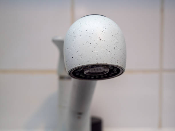 istock Old kitchen faucet close-up 1359525561