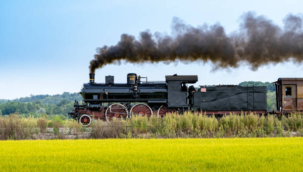 Old steam locomotive