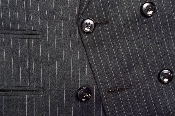 istock Top View of Double Breasted Pinstripe Suit 1359532464