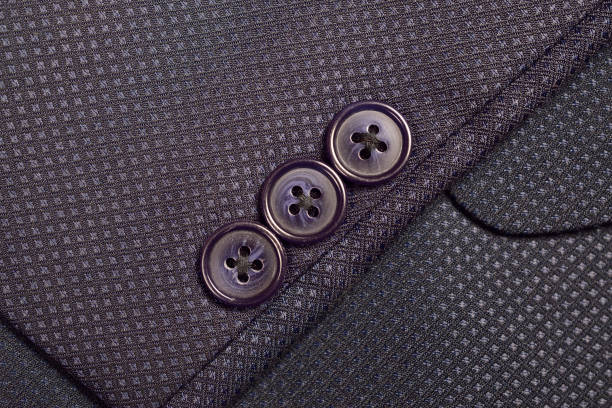 istock Closeup of Blue Coat Button 1359533368