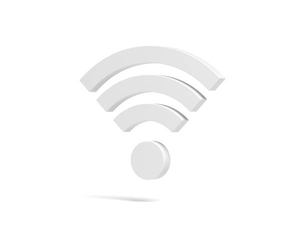 istock Wi-Fi symbol isolated on white background. 1359535504