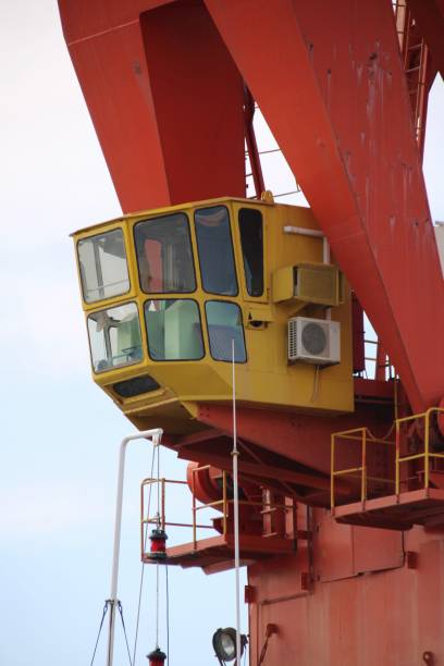 istock Pula Istria Croatia - Cranes at the port shipyard 1359536722