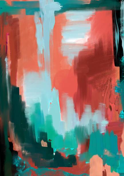 istock Hand Drawing Oils Abstract Background. Use for poster, card, print, design interior, template 1359539945