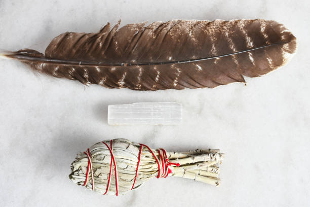 istock White Sage Smudge Stick and Feather 1359541356