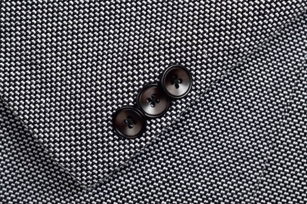 istock Top View of Suit Jacket  Button 1359541560