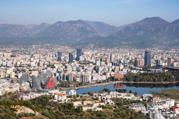 istock View from Downtown Tirana, Artificial Lake and Dajti Mountain 1359543891