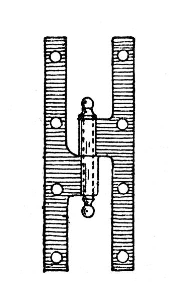 Hinge Line Drawing 180+ Drawing Of The Door Hinge Stock Illustrations, Royalty-Free Vector ...