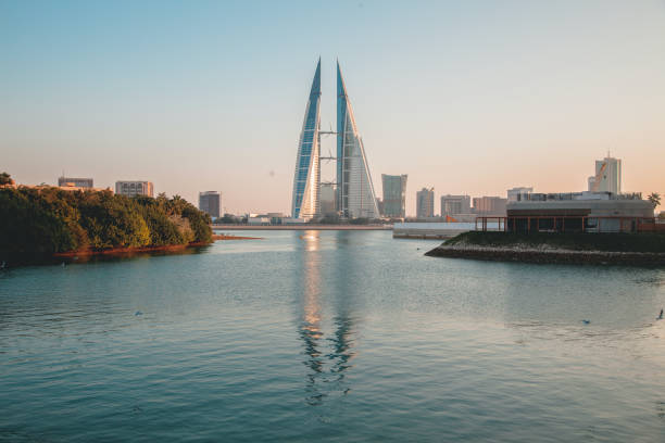 istock Bahrain World Trade Center in the Evening 1359547084