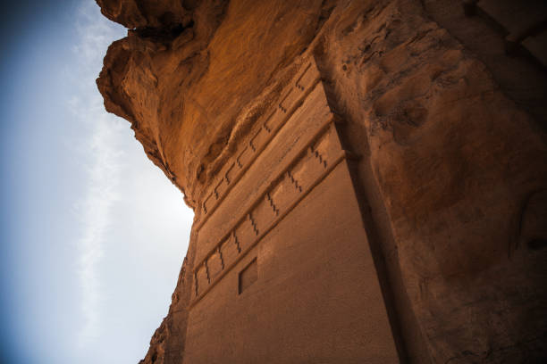 Photos from Hegra, Saudi Arabia's first UNESCO World Heritage Site stock photo