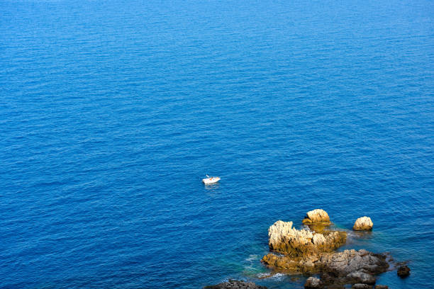 coastal panorama in the zingaro natural reserve  province of trapani  sicily italy
