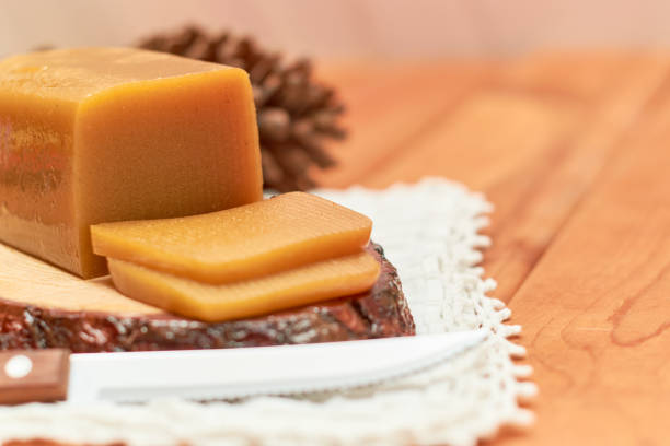 istock Traditional quince cheese jam. Made in a traditional way. 1359553899