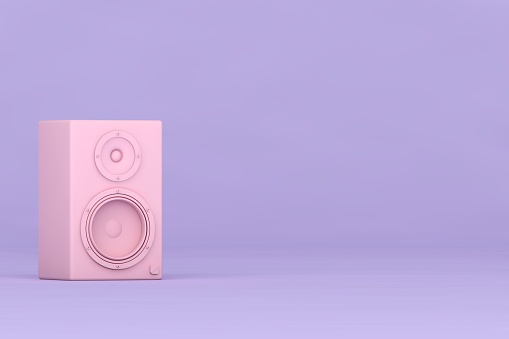 Pink speaker