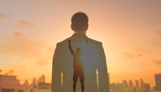 istock Man power! Successful businessman. 1359566829