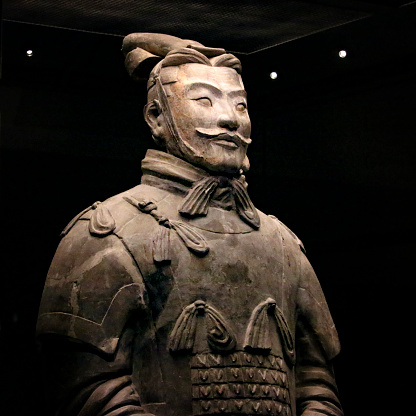 terracotta warrior close up