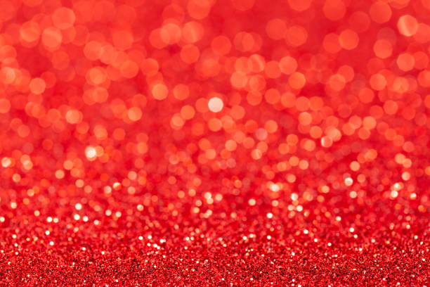 istock sparkles of Red glitter abstract background. Copy space 1359576889