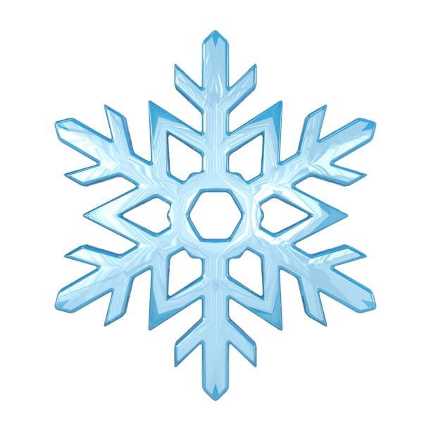 istock Christmas snowflake simply shape 3D 1359585120