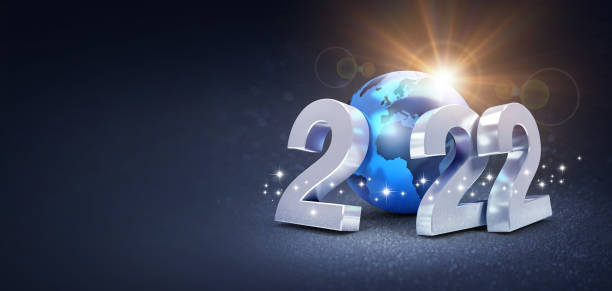 istock Happy New Year 2022 greeting card 1359591588