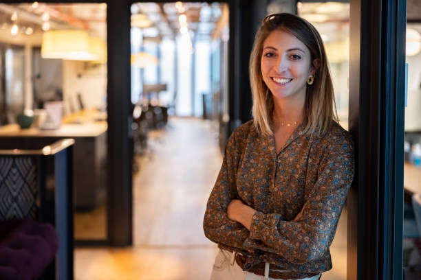 istock Successful business woman working at the office 1359591959