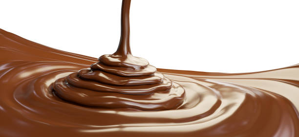 istock molten dark chocolate on transparent background.clipping path 1359597336