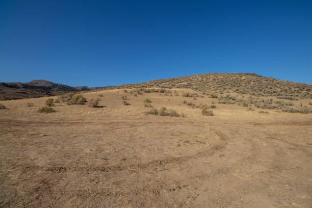 off road tracks on the Osoyoos West Bench in British Columbia, Canada