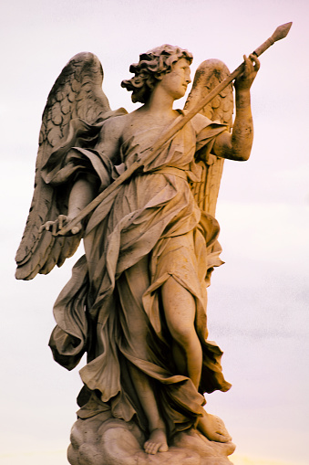 Angel Statue Outside Vatican City, Rome, Italy