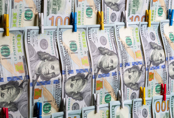Money being washed down garbade disposal