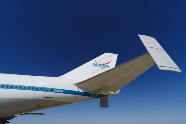 nasa carrier boeing 747 - nasa stock-fotos und bilder