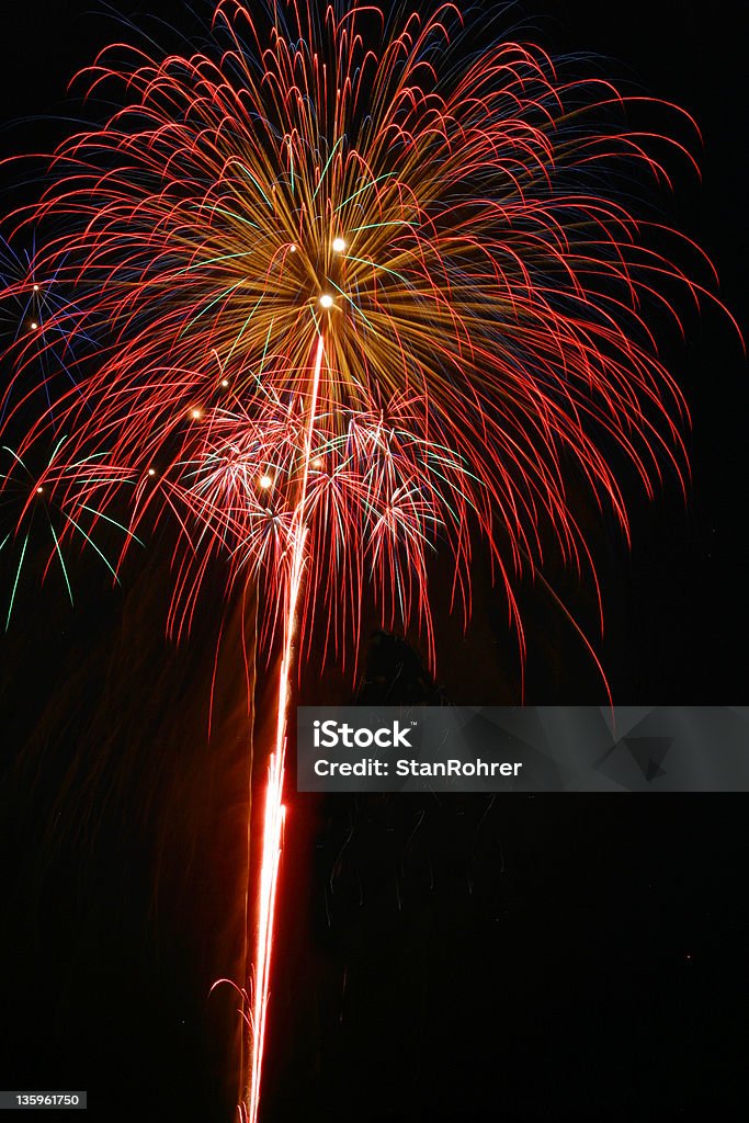 Fuegos artificiales 09 - Foto de stock de Aniversario libre de derechos