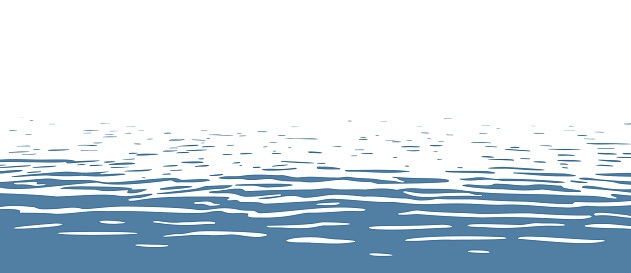One-color vector background with a texture of light ripples on a water surface.
