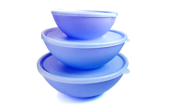 istock A set of plastic kitchen containers isolated on a white background 1359626840