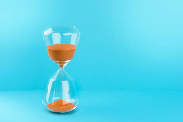 istock Hourglass photographed in studio 1359627586