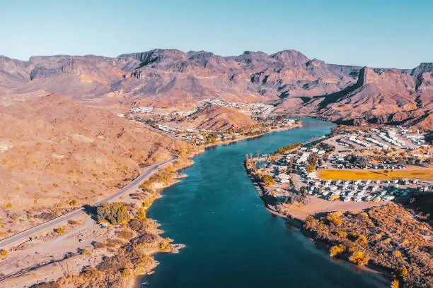 Colorado River at Boarder of Arizona and California