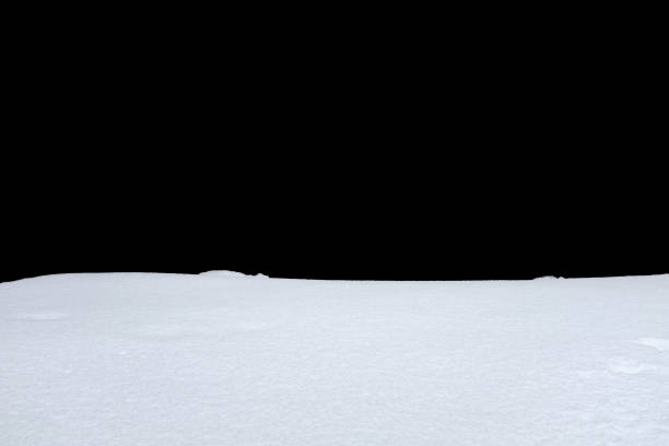 istock snow isolated on a black background. winter design element 1359638226