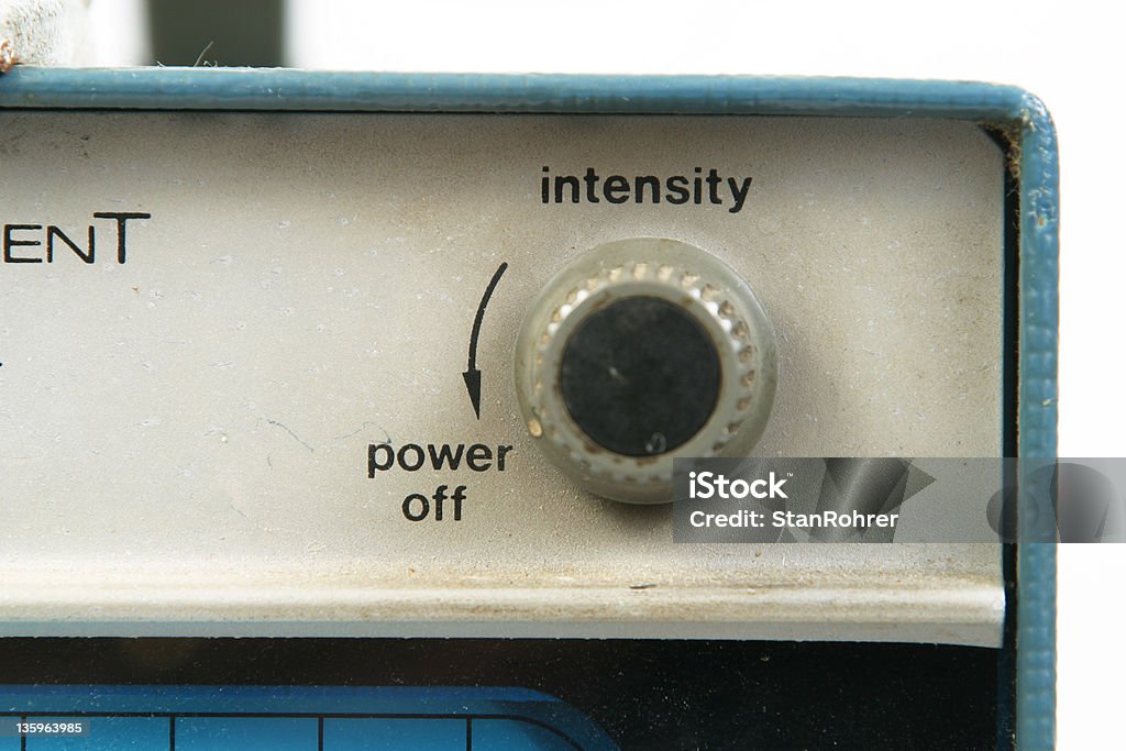 Botão de intensidade - Royalty-free Calibração Foto de stock