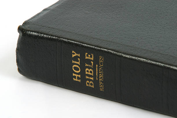 sagrada bíblia 1 - book law instruction manual old imagens e fotografias de stock