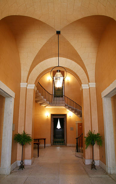 sala de entrada 2, de justiça, o acordo de dayton, ohio - greek revival style imagens e fotografias de stock