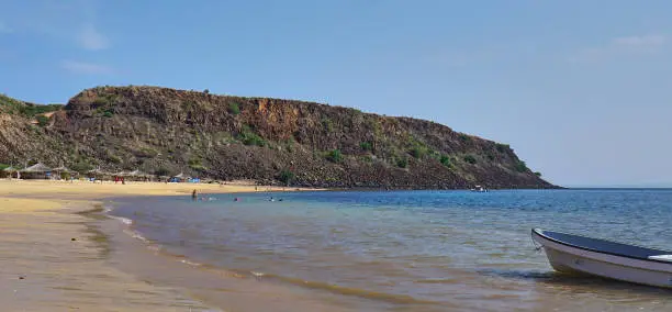 A beach at Tadjourah, a small town in Djibouti, East Africa