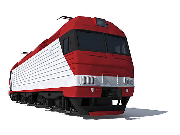 istock Modern electric locomotive 135964396