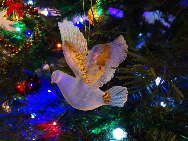 istock Beautiful ornament on a Christmas tree 1359644063