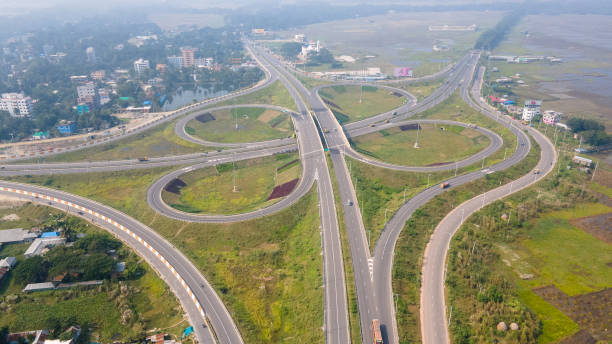 istock Dhaka-Mawa-Bhanga Expressway Aerial View 1359645344